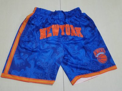 NBA New York Knicks limit just don shorts Bleu